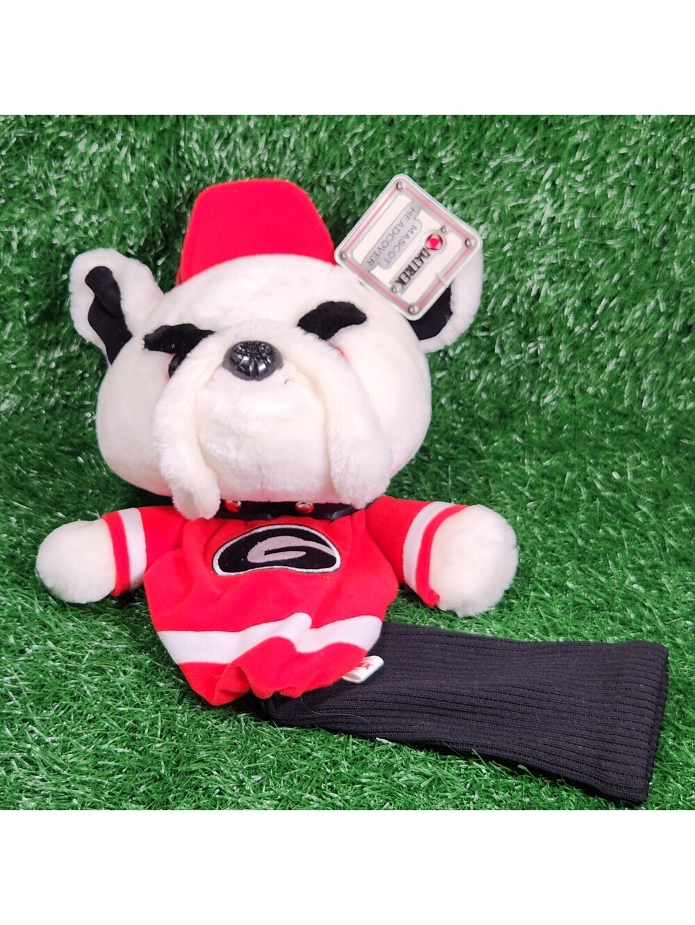 Vintage NWT Datrek Georgia Bulldogs Mascot Golf Driver Headcover Plush UGA